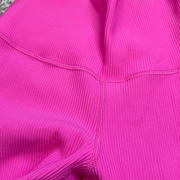 Zyia Capri Leggings Ribbed Pink size 4 - Picture 5 of 10